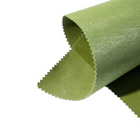 Couverture de bâche en tissu de coton vert à revêtement unique tente en silicone en toile imperméable pour la technique de chaîne de rideau latéral de camion