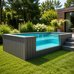 <span class=keywords><strong>Piscine</strong></span> sur mesure en fibre de verre, spa en fibre de verre, <span class=keywords><strong>piscine</strong></span> surélevée en fibre de verre, <span class=keywords><strong>dôme</strong></span> de <span class=keywords><strong>piscine</strong></span> préfabriqué, <span class=keywords><strong>piscine</strong></span> hors sol en fibre de verre avec terrasse - Product Image 4