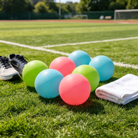 Balles de hockey en mousse légères et miniatures, lot de 6, couleurs assorties, balles d'entraînement souples pour l'intérieur, durables pour les sports des jeunes