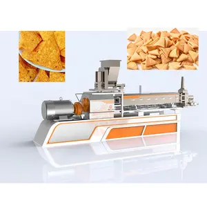 2024 nuevo diseño frito comida inflada Bugles línea de producción de aperitivos Doritos planta de fabricación de aperitivos Doritos equipo de Alimentos