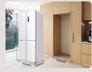 Refrigerador de 4 Puertas de 423l, Gran Capacidad, Eficiencia Energética, Control Inteligente de Temperatura, Color Blanco, para el Hogar y la Cocina - Product Image 4