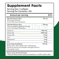 Fabricant de compléments alimentaires Healthife OEM Private Label Spirulina Chlorella 300 gélules d'algues