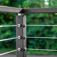 HIMOWAY Garde-corps en câble de qualité supérieure en acier inoxydable pour escalier, terrasse, balcon, bricolage