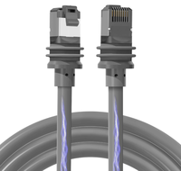 Câble Ethernet haute vitesse Starlink Gen3 de 50 mètres 24AWG, adaptateur d'alimentation USB-C DC 60W PD, étanche pour extérieur, noyau en cuivre pur, noir
