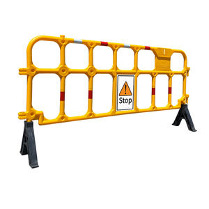 2100mm Blow‑molded Plastic Safety Barrier HDPE Construction Site <b>Temporary</b> Crowd Control Plastic Barricade <b>Fence</b> - Product Image 4