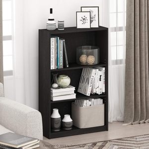<span class=keywords><strong>OUHAN</strong></span> Bibliothèque moderne réglable à 3 niveaux Mobilier de maison simple avec fonction pliable pour cuisine, école ou salle de bain - Product Image 5
