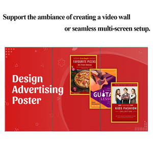 Siêu hẹp bezel trong nhà 4k đa phương tiện quảng cáo kỹ thuật số màn hình và biển báo hiển thị cho nhà hàng Mall cửa hàng - Product Image 4