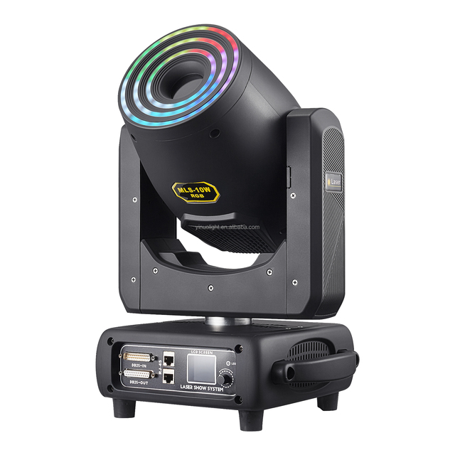 10W Ilda RGBW Stage Lights Moving Head Laser Light Show Projector for Events Parties Discos DJs Lazer Bars