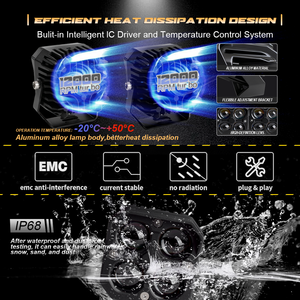 Ventes chaudes, phares auxiliaires pour <span class=keywords><strong>moto</strong></span>, projecteurs LED <span class=keywords><strong>mini</strong></span>, feux antibrouillard/de conduite pour <span class=keywords><strong>moto</strong></span>, blanc/jaune, feux LED pour <span class=keywords><strong>moto</strong></span> - Product Image 5