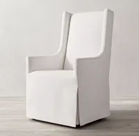 Sassanid – ensemble de salle à manger de luxe américain, classique, en tissu, avec jupe, fauteuil, siège, fourniture d'usine