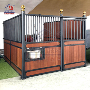 带HDG永久竹马档的金属框架预制马棚设备 - Product Image 5