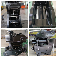 HOMIE ±90 °   Rotateur inclinable hydraulique à attache rapide pour mini-pelle de 1 à 5 tonnes, inclinaison latérale ±90 degrés, attache rapide certifiée CE