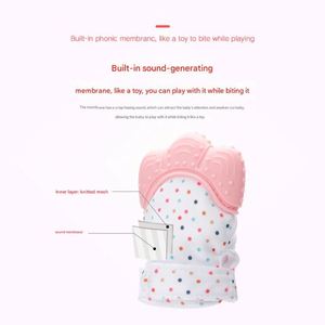 Mordedor de Silicona de Grado Alimenticio Libre de BPA para Bebés, Juguete Suave para la Dentición, Accesorios y Piezas Especiales para Bolsas - Product Image 6