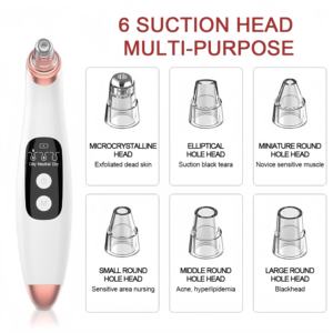 Mixed Procurement Low Price 6 in 1 Electric <b>Blackhead</b> <b>Remover</b> <b>Vacuum</b> Pore Deep Cleaning Tool <b>Vacuum</b> <b>Blackhead</b> <b>Remover</b> - Product Image 4