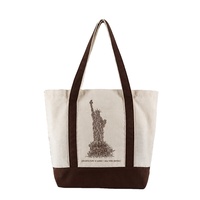 Sac fourre-tout robuste en toile de coton personnalisé, gris pied-de-poule, patchwork, ruban, corde, broderie main, motifs imprimés