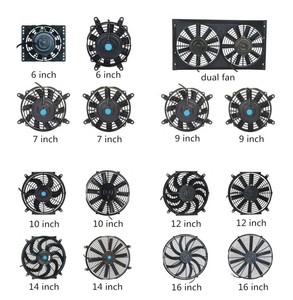 7 Inch <strong>Radiator</strong> <strong>Fan</strong> 12V 24V Universal Motor Condenser <strong>Fan</strong> <strong>for</strong> Car Cooling System - Product Image 6