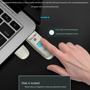 Ổ đĩa flash 3.0 USB vân tay, ổ đĩa 32GB/64GB/128GB/256GB/512GB/1TB, ổ đĩa USB Type-C 2 trong 1 - Product Image 2