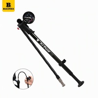 Pompe à vélo portable BAIMEI, mini pompe à main en alliage d'aluminium pour VTT, cyclisme en montagne, vente en gros OEM