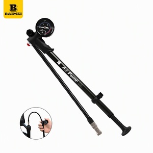 Bomba de Bicicleta Portátil BAIMEI, Bomba Manual de Alumínio para MTB e Ciclismo, Atacado OEM - Product Image 2