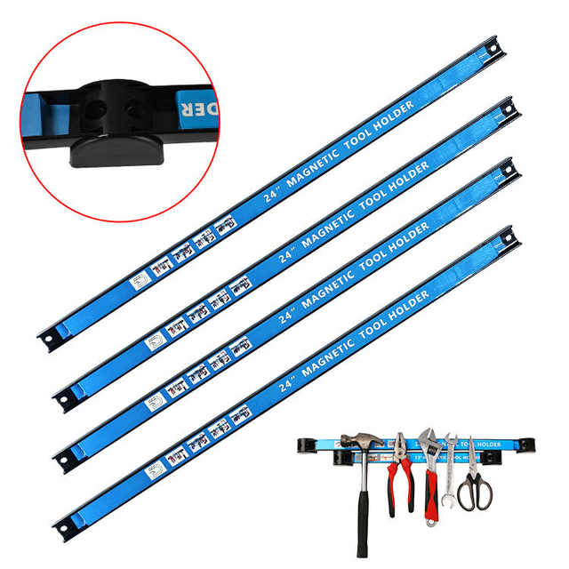Wholesale High Quality Strong Magnet Tool Holder Bar Magnetic Knife Holder Magnetic Stripe for Garage Workshop Wall Mount