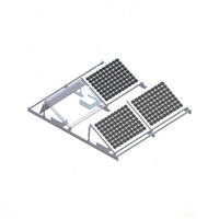 Système de montage solaire résidentiel pour toits plats non pénétrants, 50 kW, 100 kW, pour communautés multi-logements
