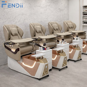 Fauteuil de pédicure professionnel, durable, électrique, avec dossier réglable, luxe, avec massage - Product Image 1