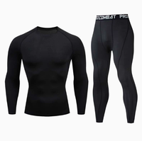 Pantalon de sport pour homme, à séchage rapide, respirant, ajusté, pour la course à pied, la salle de sport, la remise en forme, à manches longues, à sept couleurs, hautement élastique, couche de base