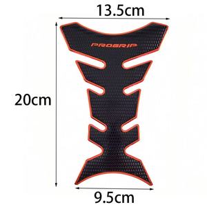 Protection de <span class=keywords><strong>réservoir</strong></span> de <span class=keywords><strong>moto</strong></span> en PVC 20*13cm en gros, autocollant de <span class=keywords><strong>moto</strong></span> en colle souple 3D, design en os de poisson, pour Yamaha Honda Suzuki KTM - Product Image 2