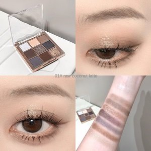 Gege Bear Ryukyu Phantom เก้าสีอายแชโดว์ที่ละเอียดอ่อนแบบเคลือบเงาปราศจากความโหดร้ายสารเคมีกันน้ำสำหรับ<span class=keywords><strong>นักเรียน</strong></span>ชาวเกาหลี - Product Image 3