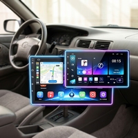 Lecteur DVD de voiture Android, unité principale 7-10 pouces, CarPlay sans fil, Android Auto, navigation GPS, Bluetooth, caméra de recul pour Toyota