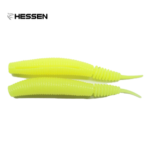 Señuelo de Pesca Flotante Hessen de 10 cm, Gusano de Dos Colores, Paquete de 5, para Atún, Salmón, Pesca en Agua Salada, Pesca en Río, Silenciador para Bebés - Product Image 2