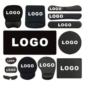 Alfombrilla de Ratón Personalizada al por Mayor con Logotipo Sublimado, Blanca, para Computadora, con Soporte para Muñeca - Product Image 1