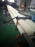 Tiges en ptfe Offre Spéciale Tige en nylon moulé à vis Tige en plastique extrudé Pa PEHD