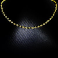 Collier chaîne tennis Hip Hop en gros, 5 mm, diamant, argent sterling 925, chaîne à billes glacée pour hommes