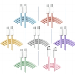 Cable tipo C de carga rápida 60W 20W 2.1A para iPhone cable para iPhone 15 cable tipo C para iPhone 16 15 Pro Max Plus iPad - Product Image 6