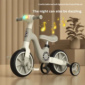Loopfiets met pedalen, driewieler, muziek, licht, multifunctioneel, twee-in-één model 111 voor kinderen van <span class=keywords><strong>2</strong></span>-6 jaar - Product Image 1