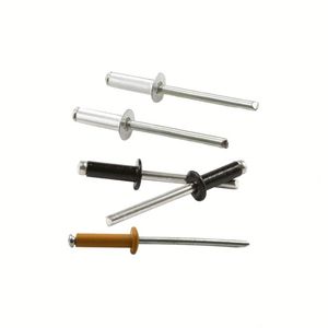 Remaches de Aluminio de Tipo Abierto Pintados a Color DIN 7337, Remaches Ciegos para Fabricación - Product Image 1