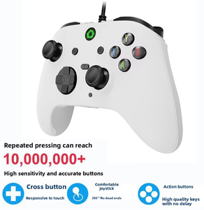 Manette filaire T-A102L, best-seller usine, pour <span class=keywords><strong>PC</strong></span>/TV Box/smartphone, avec bouton Turbo Macro, fonction silencieuse, double vibration, Plug and Play - Product Image 3