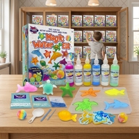 Incroyable kit de gel d'eau Faites votre propre eau pour animaux de compagnie et jouets spongieux Kit de bricolage pour enfants Jouets éducatifs pour enfants