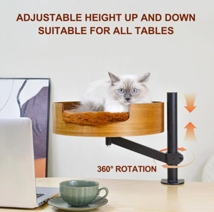 Ahşap masa L çerçeve kutulu Snap düğmesi kapatma ile yüksekliği ayarlanabilir kedi yatak kedi severler için yeni tasarım evcil hayvan kafesi - Product Image 3