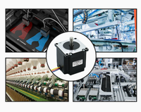 Kit de moteur pas à pas hybride Nema 23 42mm 2 phases 4 fils, contrôle numérique par impulsions, DC 12V/24V, modèle anti-poussière IP20 42HS4820A4