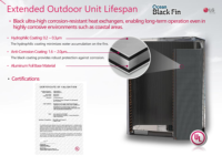   Système VRF 38 CV, fonctionnement silencieux, réduction du bruit, technologie de ventilateur avancée pour immeuble d'appartements