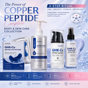 Série de soins de la peau N Advanced GHK-Cu Blue Copper Peptide : Lotion raffermissante pour le corps, hydratant corporel, patchs pour <span class=keywords><strong>les</strong></span> <span class=keywords><strong>yeux</strong></span>, nettoyant, brume revitalisante - Product Image 1