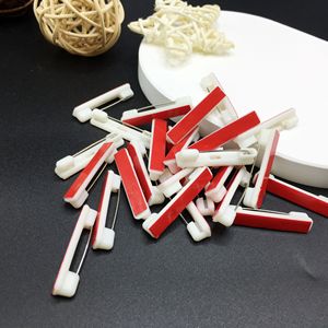 SINRONG adhesivo blanco <span class=keywords><strong>Pin</strong></span> DE SEGURIDAD etiqueta de nombre trasero broches de joyería de aleación para niños para bodas regalos fiestas compromisos - Product Image 2