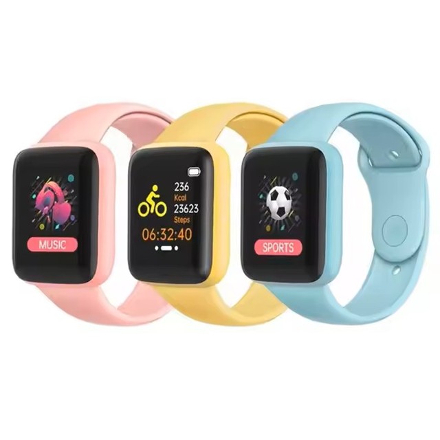 Best-Selling Rechargeable BT Sports Smart Watch Heart Rate Monitor Blood Pressure & Oxygen Fitness Tracker in Colorful Design