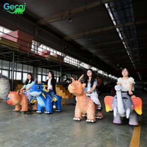 Scooter Comercial con Forma de Dinosaurio, Resistente al Agua y a los Rayos UV, Totalmente Personalizable, Scooter <span class=keywords><strong>Animatrónico</strong></span> para Niños - Product Image 5