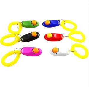 अनुकूलन योग्य प्लास्टिक कुत्ते क्लिकर ट्रेनर आसानी से उपयोग के लोगो मुद्रित पालतू प्रशिक्षण पूरक - Product Image 6