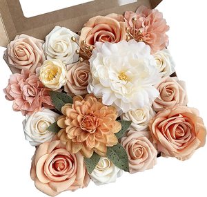 Venta al por mayor caja de flores coloridas DIY ramos de flores de seda evento Fiesta decoración para decoración boda flor artificial - Product Image 4