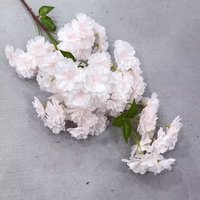 Pabrik Grosir Bunga Sakura Sutra Buatan Tangan Berkualitas Tinggi Warna Pink Jepang untuk Dekorasi Pernikahan & Hari Ibu