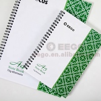 Carnet d'exercices en spirale en gros avec feuilles lignées A4 A5 A6, couverture en PVC, tissu ou cuir PP pour l'école et l'université